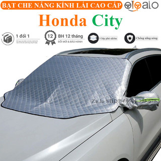 Che nắng kính lái gương chiếu hậu xe ô tô Honda City vải dù cao cấp - OTOALO