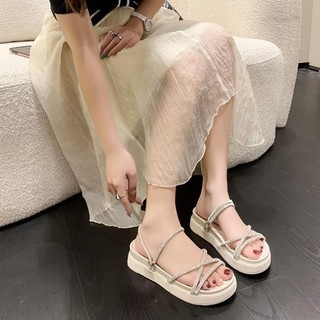 Dép nữ, Dép đính đá,  đế xuồng siêu xinh sale 25.4 sale 3.3