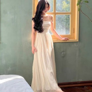 Đầm 2 Dây Xòe Bồng Nhấn Eo, Hàng Thiết Kế Chất Liệu Mềm Mịn Đi Chơi Dự tiệc Siêu Xinh