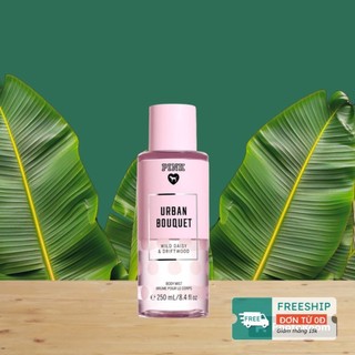 Xịt Thơm Toàn Thân Victoria's Secret PINK Urban Bouquet Body Mist 250ml (Mỹ) -phuoc