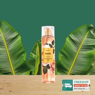 Body mist xịt thơm toàn thân Bath & Body Works Rose