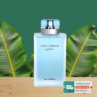 Mẫu thử nước hoa nữ light blue intense edp 5ml/10ml mang cả mùa hè về