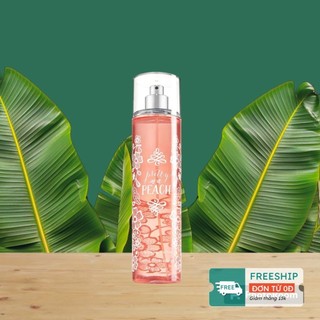 Xịt thơm toàn thân bath & body works 🍑🍑pretty as a peach🍑🍑