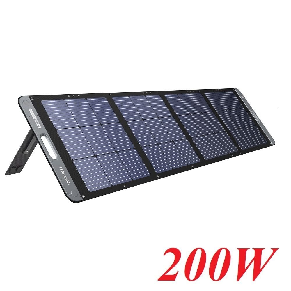 Ugreen 15114 200W Type XT60 Tấm năng lượng mặt trời có thể xếp gọn dùng cho trạm sạc 600w 1200w 2200
