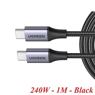 Ugreen 15311 1m 240w cáp usb type c to usb-c c-c 2.0 hỗ trợ sạc nhanh pd3.1 - truyền dữ liệu us535