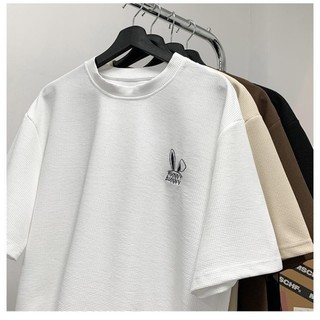 Áo THUN Unisex UTNNY BUNNY Áo phông nam nữ tay lỡ form rộng chất liệu dệt tổ ong thoáng mát HT TTA