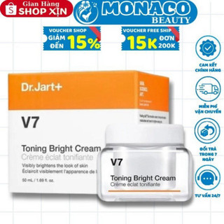 Kem Dưỡng Trắng Tái Tạo Da V7 Toning Light Dr.Jart+ Hàn Quốc 15ml - 50ml Chính Hãng trắng da bật tone tức thì HOT N