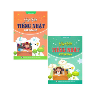 Sách - combo tập viết tiếng nhật katakana + hiragana - ha2