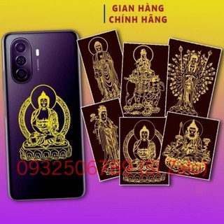 Miếng dán điện thoại Phật Bản Mệnh, Đẹp lung linh phù hợp dán điện thoại, bỏ ví