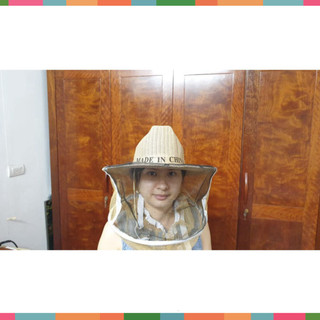 Mũ bắt ong cao bồi,mũ bảo hộ nuôi ong. sb19