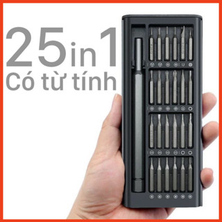 Bộ Tua Vít Đa Năng, Bộ Tô Vít Đa Năng Mini 24 Đầu Nhỏ Sửa Điện Thoại, Mở Laptop, Mắt Kính, Đồng Hồ