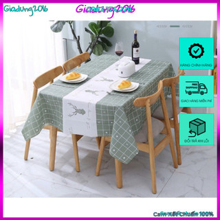 Khăn thảm trải bàn🌏FREE SHIP🌎Khăn nhựa PVC chống thấm nước