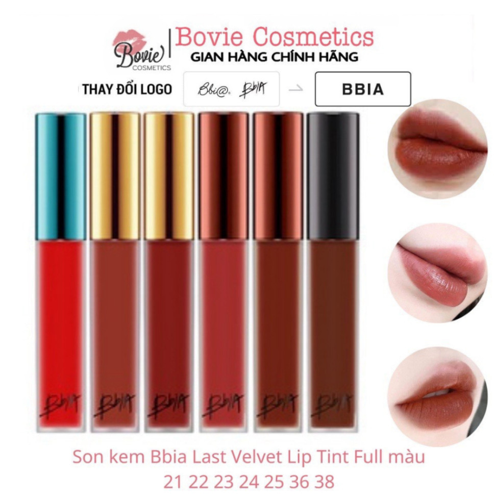 Son kem Bbia Last Velvet Lip Tint Full màu 24 25 36 38 39 | BigBuy360 - bigbuy360.vn