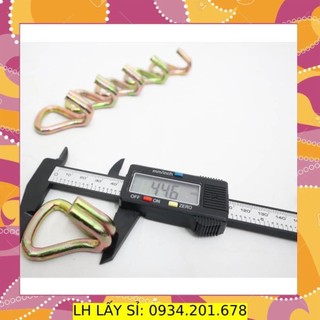 Móc j bản 25mm, chất liệu thép thái bình vina