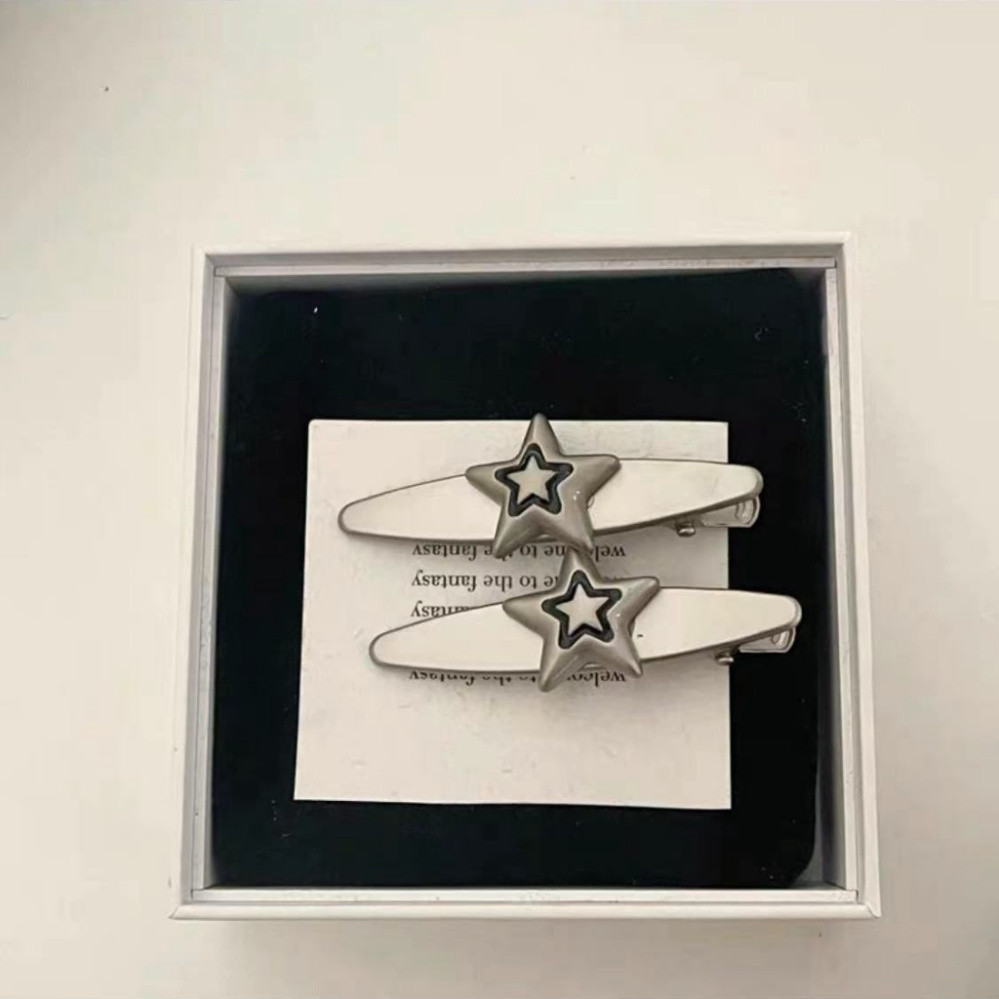 Kẹp Tóc Mỏ Vịt Bằng Kim Loại Màu Bạc Thời Trang 2023 QUEEN STORE