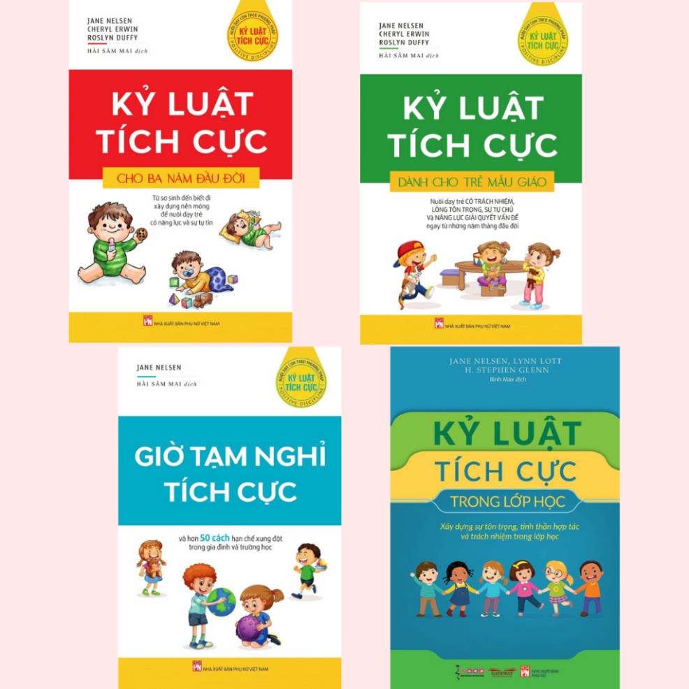 Sách - Combo 4 Cuốn Kỷ Luật Tích Cực (PNG)