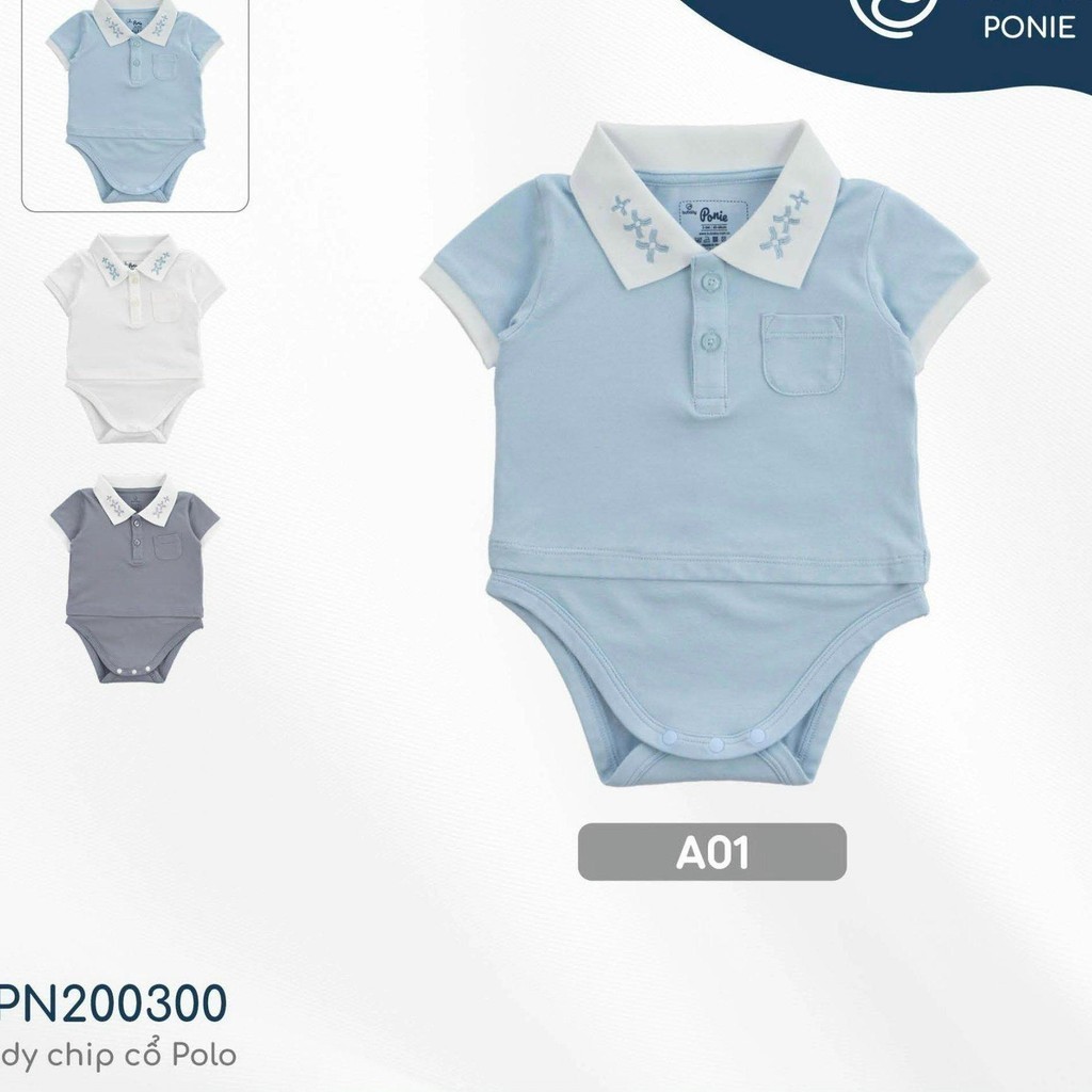 Hãng Bubaby Body chip cổ Polo