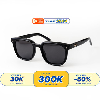 Kính mát, kính râm nam nữ Lily Eyewear chống UV chất liệu nhựa cứng cáp mắt vuông đen thời trang 91381