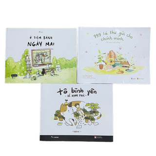 Sách Combo 3 Cuốn Tô Màu: 999 Lá Thư Gửi Cho Chính Mình + Tô Bình Yên Vẽ Hạnh Phúc + Ở Tiệm Bánh Ngày Mai