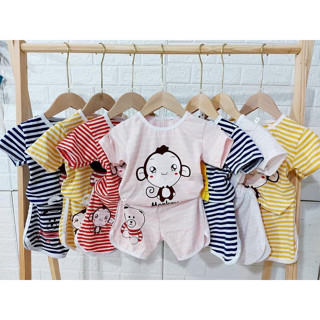   KM   Giá Sale   Đồ bộ bé trai,gái .bộ đồ sọc nhiêu màu cho bé   màu ngẫu nhiên theo trai va gái   6kg đên 20kg.DBBT38. 