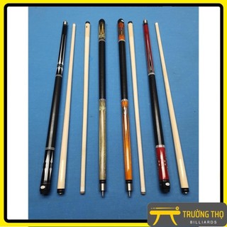 Cơ bida lỗ cue mall - cơ bida cá nhân bền bỉ - tặng kèm 1 bao da+1 găng tay+2 lơ bida trường thọ
