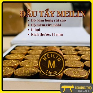 Đầu cơ bida cho clb- đầu tẩy bida meilin- da bò 8 lớp- da trâu- bision trường thọ.