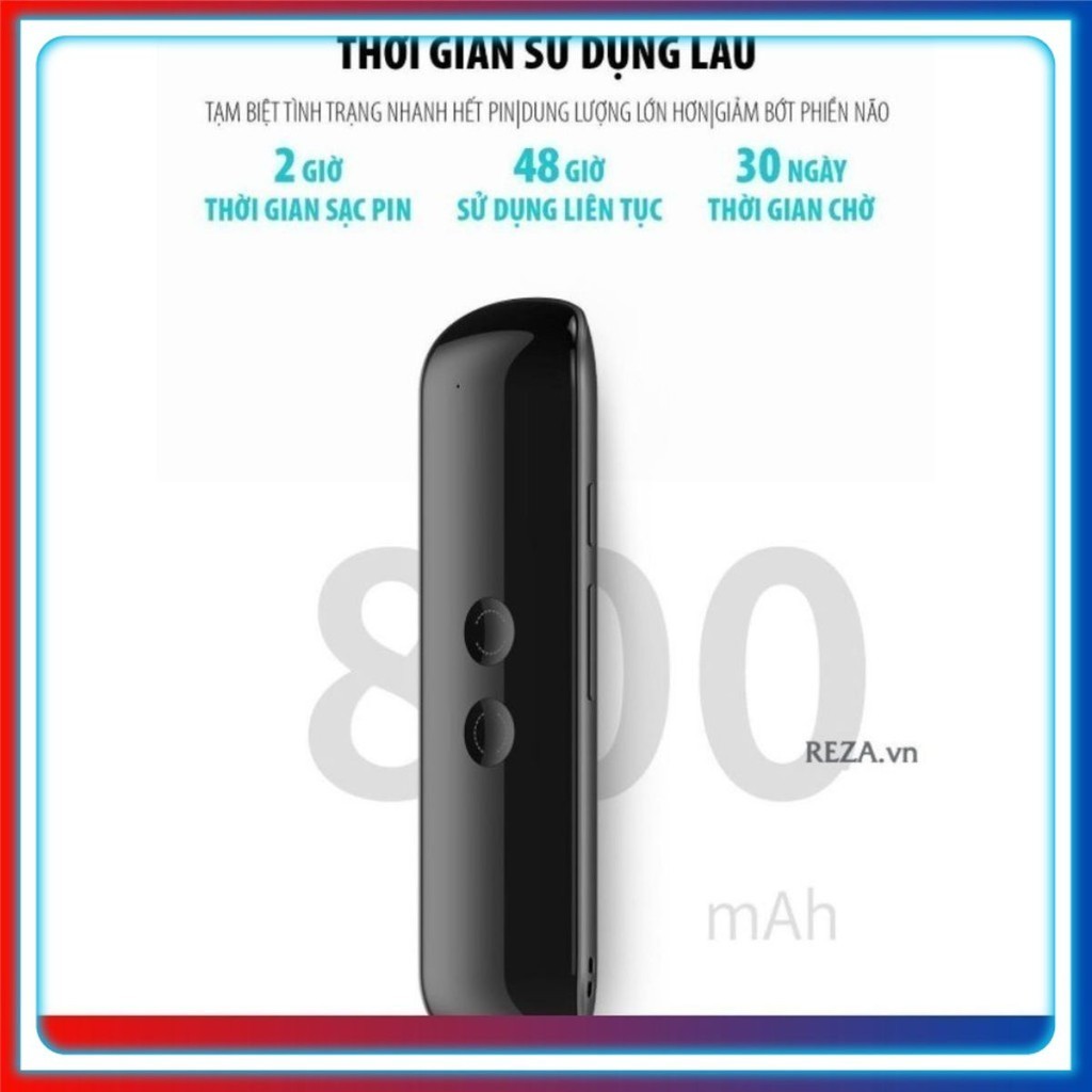 hàng cao cấp Hanrui VN 800mah 30g Phi Flux Line Nova Tech Máy Phiên Dịch Mini Thông Minh Với 40 Ngôn