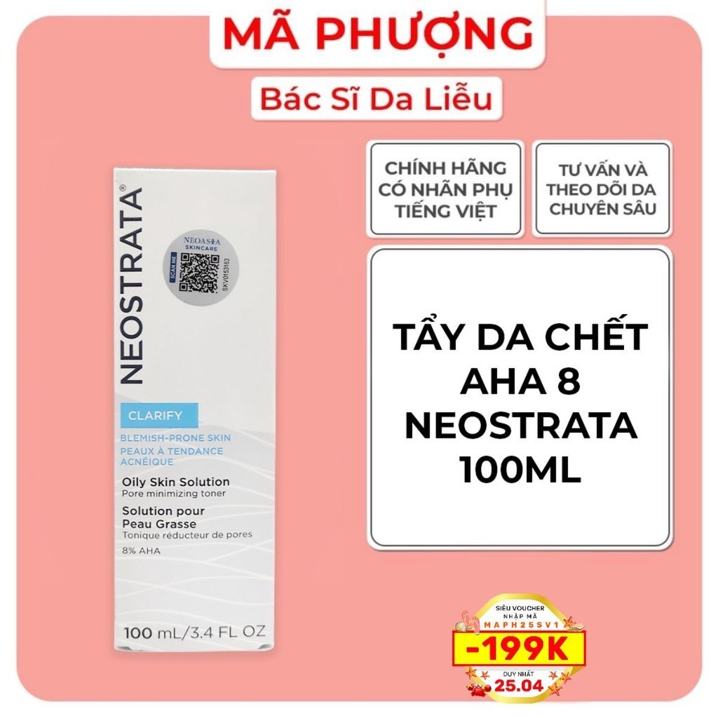 TẨY DA CHẾT AHA 8 NEOSTRATA 100ml