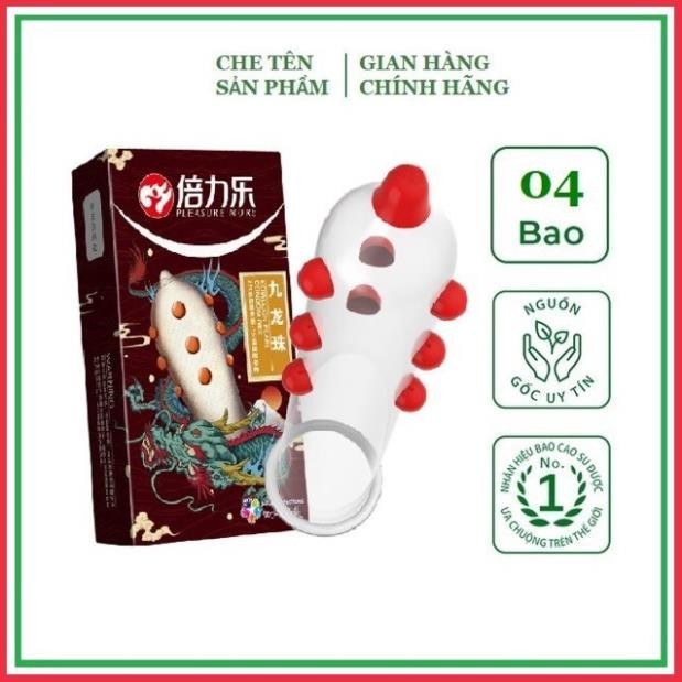 Bao cao su bi to khổng lồ HBM 9 bi Hộp 2 chiếc Bcs XMARVEL