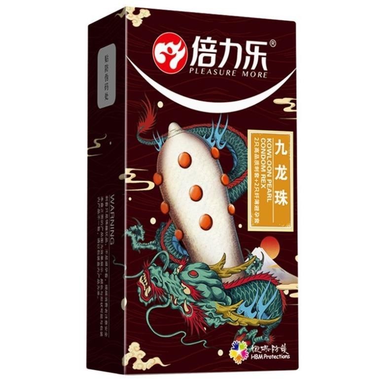 Bao cao su bi to khổng lồ HBM 9 bi Hộp 2 chiếc Bcs XMARVEL