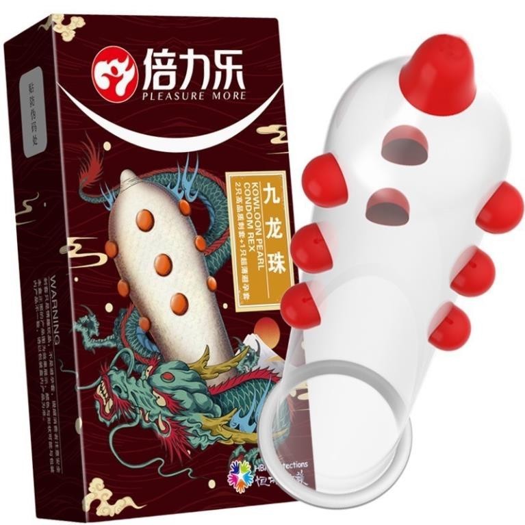 Bao cao su bi to khổng lồ HBM 9 bi Hộp 2 chiếc Bcs XMARVEL