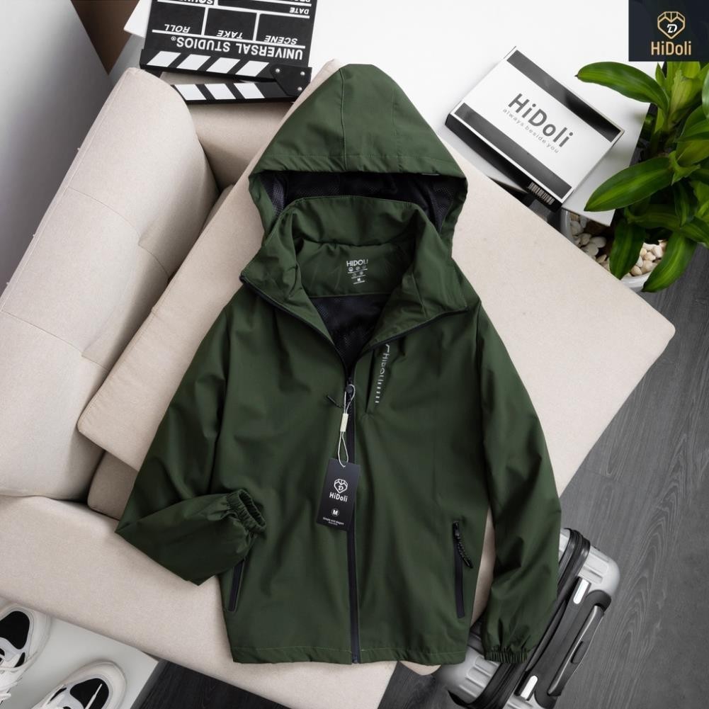 [Hàng Siêu Cấp] Áo khoác gió nam nữ có mũ cao cấp 2 lớp, chất liệu gió tráng bạc chống tia UV chống nắng ngăn gió-Hinu | BigBuy360 - bigbuy360.vn