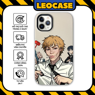 Ốp lưng iPhone silicone cao cấp Leocase Chainsaw Man Denji Aki Power Meme Anime Manga Hài hước cho iPhone