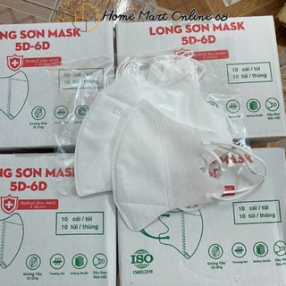 Thùng 100 chiếc khẩu trang 5d màu trắng vov1368