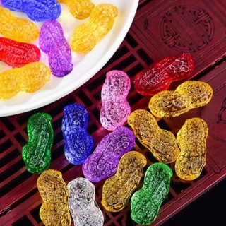 Hạt đậu phộng thần tài bằng pha lê chiêu tài lộc