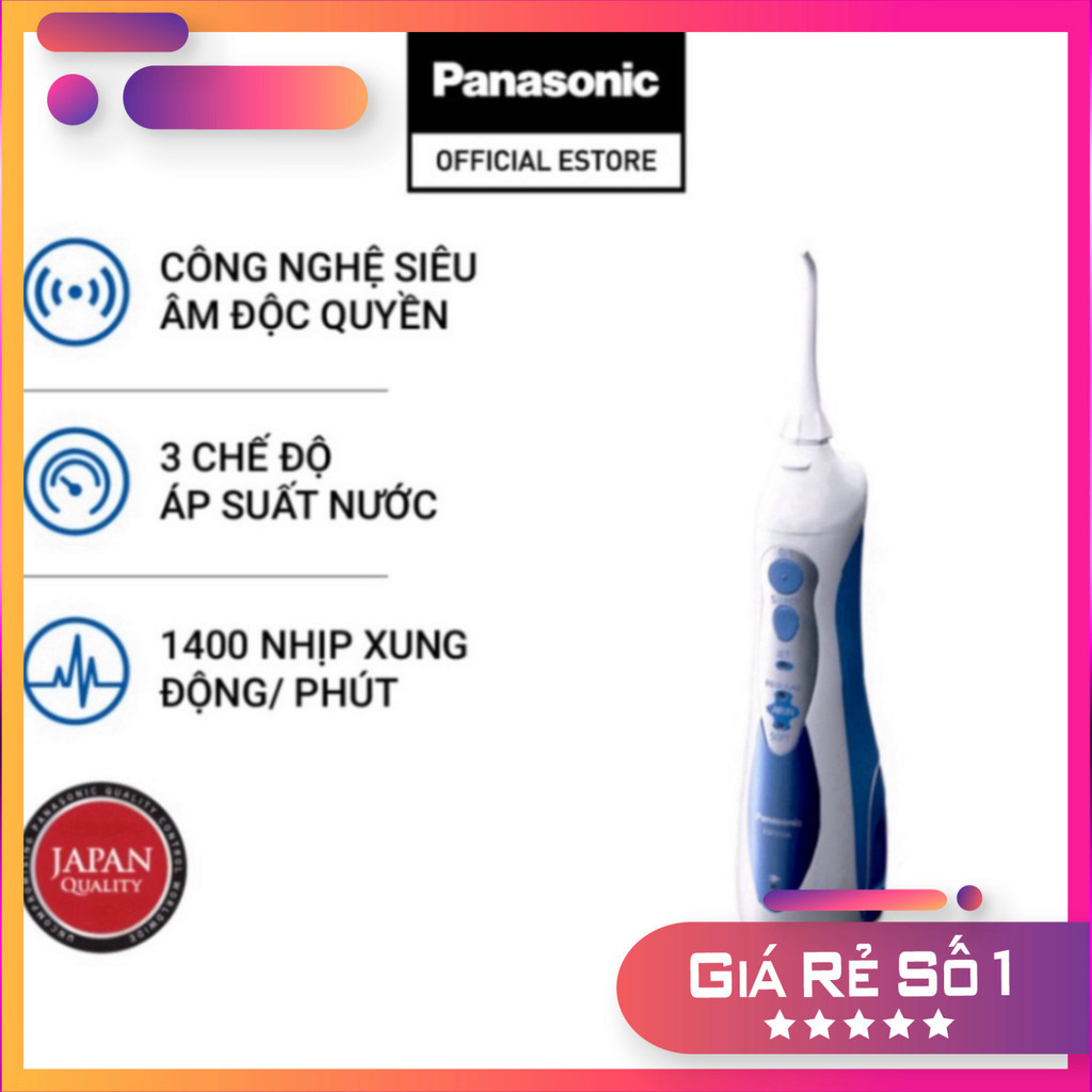 KHUYẾN MÃI CHÍNH HÃNG -  Máy Tăm Nước Panasonic Cầm Tay Dùng Pin Sạc EW1211A425 ( sale ) Miễn phí giao hàng . giao nhanh