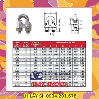 Ốc siết cáp mạ kẽm, khóa cáp size 3mm 4mm 5mm - thái bình vina