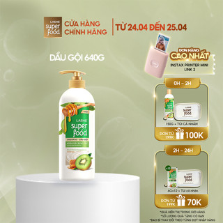  Dầu gội LASHE SUPERFOOD ngăn gãy rụng tóc 640G