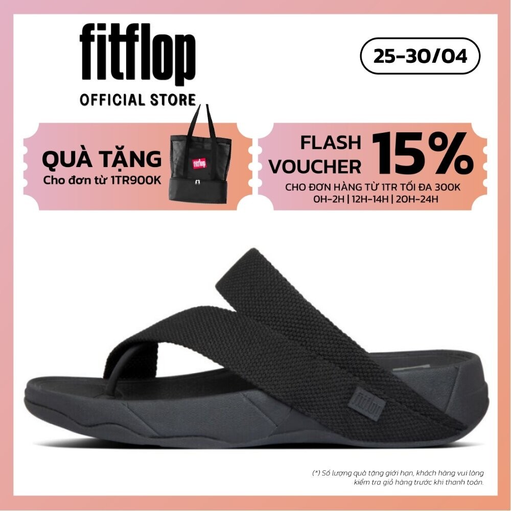 Dép Xỏ Ngón Nam FitFlop SLING - Black - MC AP9-001