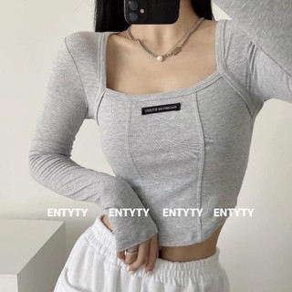 Áo Tay Dài CALI Nữ Gắn Tag Trước Áo Kiểu Tay Dài Nữ Đẹp