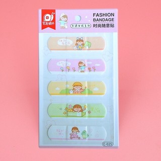 Vĩ 5 miếng băng keo cá nhân hình shop giao hình ngẫu nhiên
