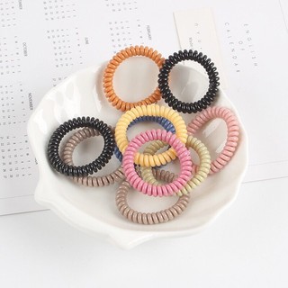 10 sợi cột tóc lò xo vòng nhỏ đủ màu