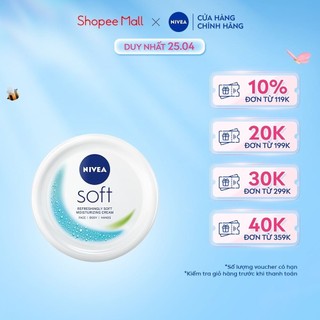 Kem Dưỡng Mềm Da NIVEA Soft Crème (50 ml) - 89054