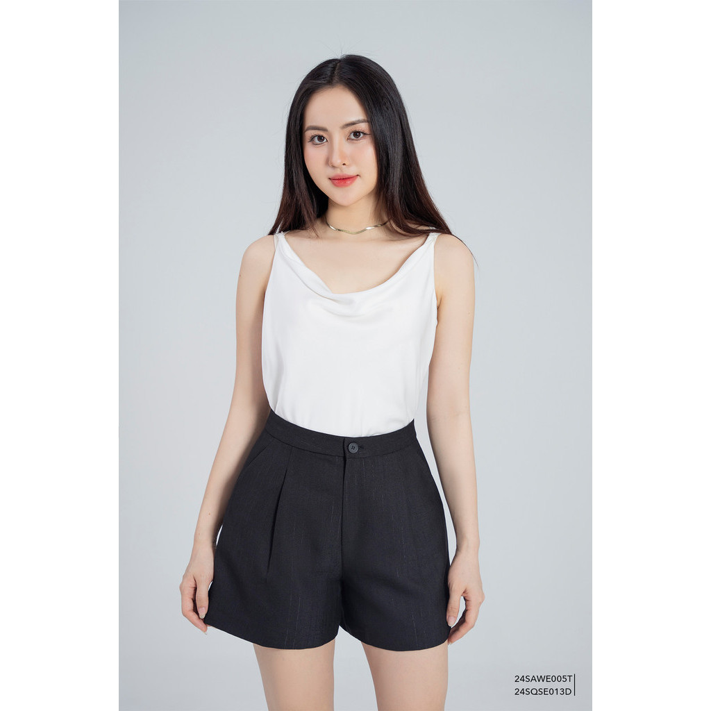 Áo hai dây lụa Eva de Eva 24SAWE005T