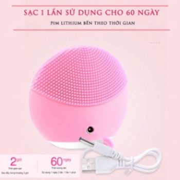 [MinMin] Máy Rửa Mặt Foreo Luna Mini 2 Cao Cấp Rung Sóng T-Sonic, Máy Rửa Mặt Massage Đầu Silicon