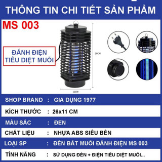 Đèn bắt muỗi chuồn chuồn mini - máy bắt muỗi thông minh thế hệ mới