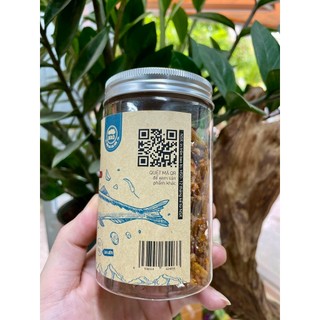 Cá Cơm Rim Tỏi Ớt NAO FOOD cay nồng đậm vị, sấy giòn ăn liền, dùng ăn vặt, ăn với cơm, Nhậu Hộp 80g/hộp