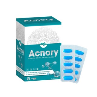 Viên uống Acnory - Hỗ trợ sáng da, chống nắng, ngăn ngừa mụn - giảm nám - dưỡng ẩm - Hộp 30 viên