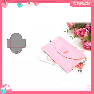 Depasar|  Khuôn Cắt Giấy Kim Loại Hình Phong Thư Xinh Xắn