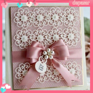 Depasar|  Khuôn Cắt Giấy Làm Từ Kim Loại Hình Hoa Văn Cách Điệu Trang Trí Scrapbook